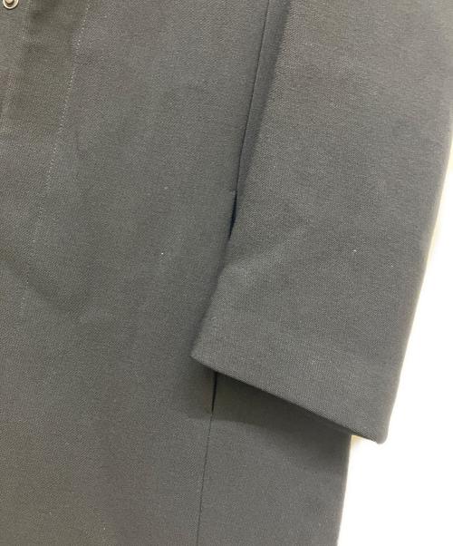 EMPORIO ARMANI（エンポリオ アルマーニ）EMPORIO ARMANI (エンポリオ アルマーニ) ウールギャバジンコート ブラック サイズ:50の古着・服飾アイテム