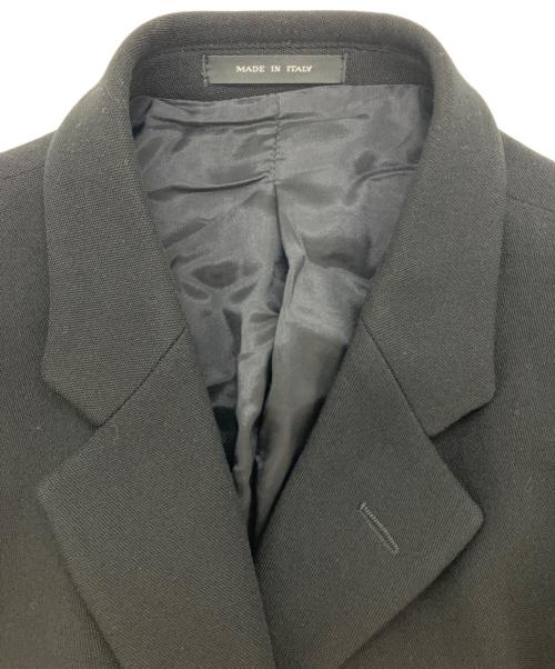 EMPORIO ARMANI（エンポリオ アルマーニ）EMPORIO ARMANI (エンポリオ アルマーニ) ウールギャバジンコート ブラック サイズ:50の古着・服飾アイテム