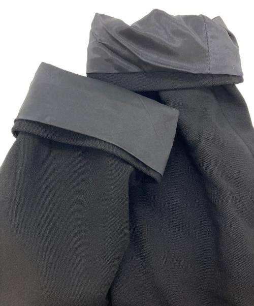 EMPORIO ARMANI（エンポリオ アルマーニ）EMPORIO ARMANI (エンポリオ アルマーニ) ウールギャバジンコート ブラック サイズ:50の古着・服飾アイテム