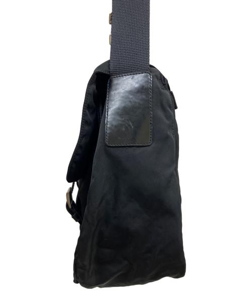 PRADA（プラダ）PRADA (プラダ) メッセンジャーバッグ ブラックの古着・服飾アイテム