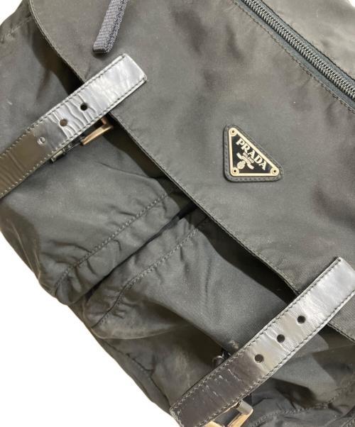 PRADA（プラダ）PRADA (プラダ) メッセンジャーバッグ ブラックの古着・服飾アイテム