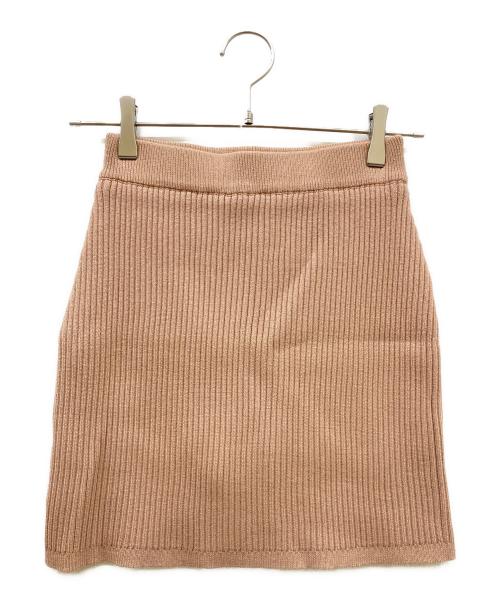 darich（ダーリッチ）darich (ダーリッチ) ファーカラーリブセットアップ ブラウン サイズ:SIZE Freeの古着・服飾アイテム