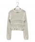 CLANE（クラネ）の古着「HOLE SWITCHING KNIT TOPS」｜ホワイト
