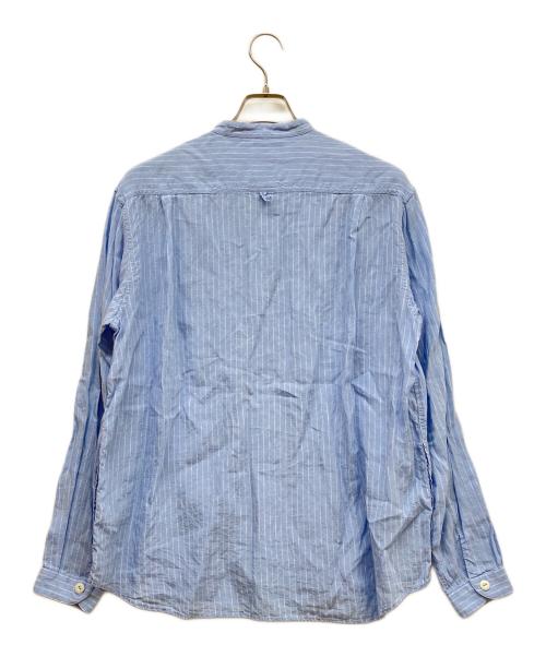 DANTON（ダントン）DANTON (ダントン) ストライプリネンシャツ スカイブルー サイズ:42の古着・服飾アイテム