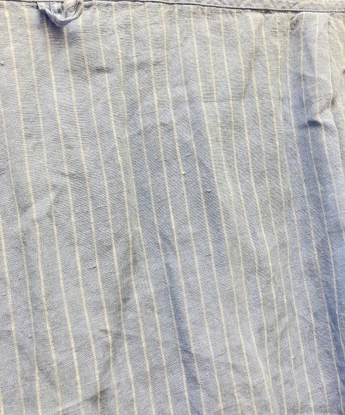 DANTON（ダントン）DANTON (ダントン) ストライプリネンシャツ スカイブルー サイズ:42の古着・服飾アイテム