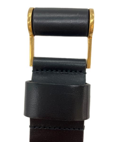 Saint Laurent Paris（サンローランパリ）Saint Laurent Paris (サンローランパリ) レザーベルト ブラックの古着・服飾アイテム