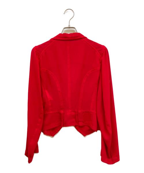 COMME des GARCONS COMME des GARCONS（コムデギャルソン コムデギャルソン）COMME des GARCONS COMME des GARCONS (コムデギャルソン コムデギャルソン) ショートジャケット レッド サイズ:SIZE Mの古着・服飾アイテム