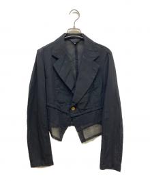 ROBE DE CHAMBRE COMME DES GARCONS（ローブドシャンブル コムデギャルソン）の古着「シースルージャケット」｜ブラック