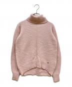 MACKINTOSH LONDONマッキントッシュ ロンドン）の古着「ロイヤルベビーアルパカ ニットプルオーバー」｜ピンク