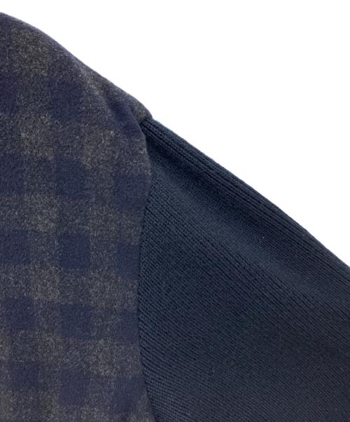 agnes b homme（アニエスベーオム）agnes b homme (アニエスベーオム) ニットスリーブウールジャケット ネイビー サイズ:2の古着・服飾アイテム