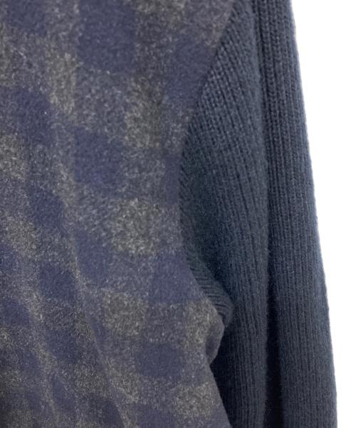 agnes b homme（アニエスベーオム）agnes b homme (アニエスベーオム) ニットスリーブウールジャケット ネイビー サイズ:2の古着・服飾アイテム