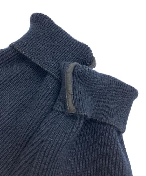 agnes b homme（アニエスベーオム）agnes b homme (アニエスベーオム) ニットスリーブウールジャケット ネイビー サイズ:2の古着・服飾アイテム