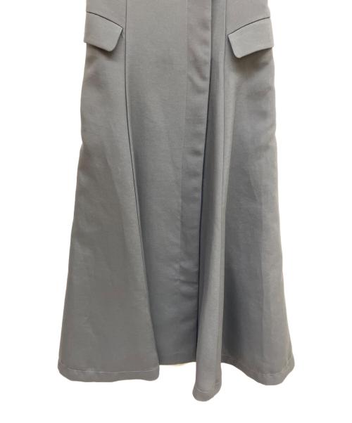 L'AUBE BLANC（ローブ ブラン）L'AUBE BLANC (ローブ ブラン) Sleeveless Coat Dress チャコールグレー サイズ:SIZE Freeの古着・服飾アイテム