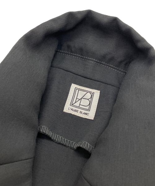 L'AUBE BLANC（ローブ ブラン）L'AUBE BLANC (ローブ ブラン) Sleeveless Coat Dress チャコールグレー サイズ:SIZE Freeの古着・服飾アイテム