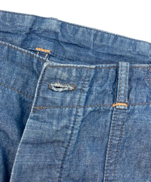 orSlow（オアスロウ）orSlow (オアスロウ) コットンリネンベイカーパンツ インディゴ サイズ:2の古着・服飾アイテム