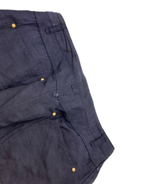 Needles（ニードルズ）Needles (ニードルズ) リネンシルク混ヒザデルパンツ ネイビー サイズ:1の古着・服飾アイテム