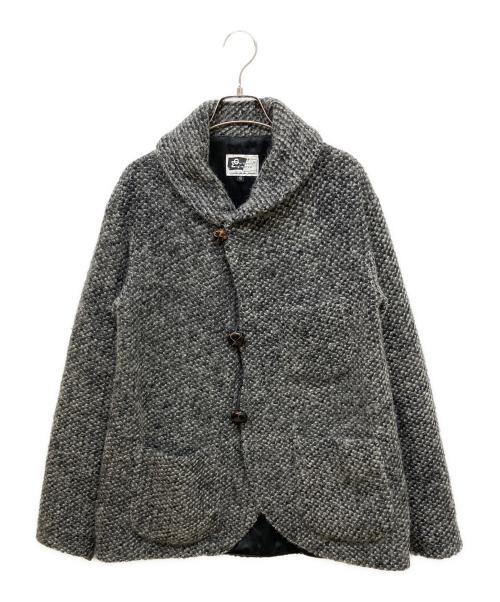 Engineered Garments（エンジニアド ガーメンツ）Engineered Garments (エンジニアド ガーメンツ) ショールカラーニットジャケット グレー サイズ:Sの古着・服飾アイテム