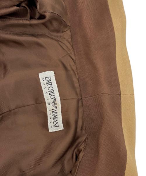 EMPORIO ARMANI（エンポリオ アルマーニ）EMPORIO ARMANI (エンポリオ アルマーニ) ヴィンテージセットアップスーツ ブラウン サイズ:42の古着・服飾アイテム