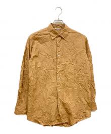 AURALEE（オーラリー）の古着「WRINKLED WASHED FINX TWILL SHIRT」｜ベージュ