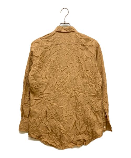 AURALEE（オーラリー）AURALEE (オーラリー) WRINKLED WASHED FINX TWILL SHIRT ベージュ サイズ:SIZE 0の古着・服飾アイテム