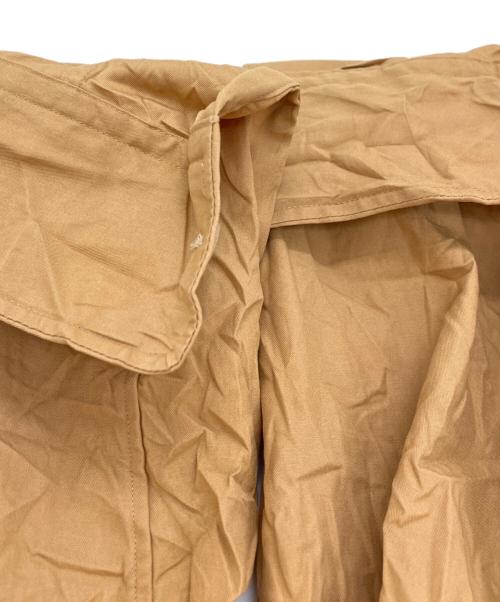 AURALEE（オーラリー）AURALEE (オーラリー) WRINKLED WASHED FINX TWILL SHIRT ベージュ サイズ:SIZE 0の古着・服飾アイテム