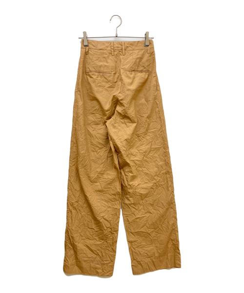 AURALEE（オーラリー）AURALEE (オーラリー) WRINKLED WASHED FINX TWILL PANTS ベージュ サイズ:SIZE 0の古着・服飾アイテム