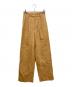 AURALEE（オーラリー）の古着「WRINKLED WASHED FINX TWILL PANTS」｜ベージュ