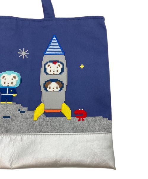 familiar（ファミリア）familiar (ファミリア) レッスンバッグ 宇宙 ネイビーの古着・服飾アイテム
