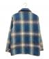 MELTON (メルトン) オンブレチェックメルトンジャケット ブルー サイズ:SIZE M：15000円