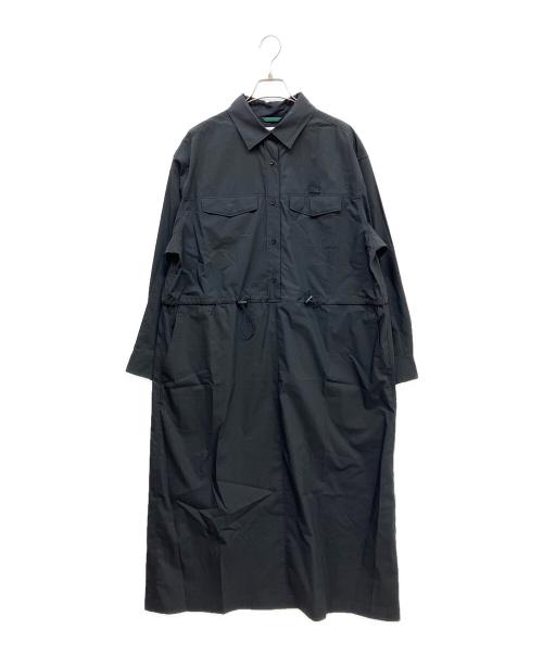 LACOSTE（ラコステ）LACOSTE (ラコステ) フラップポケットシャツドレス ブラック サイズ:40の古着・服飾アイテム