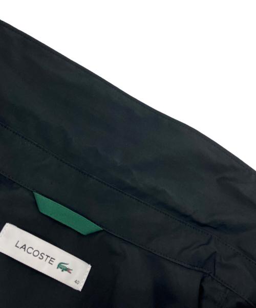LACOSTE（ラコステ）LACOSTE (ラコステ) フラップポケットシャツドレス ブラック サイズ:40の古着・服飾アイテム