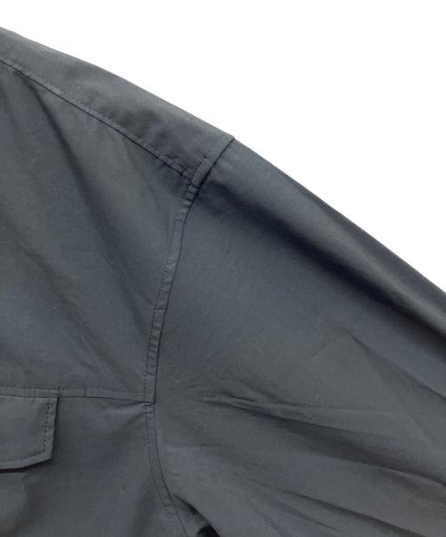 LACOSTE（ラコステ）LACOSTE (ラコステ) フラップポケットシャツドレス ブラック サイズ:40の古着・服飾アイテム