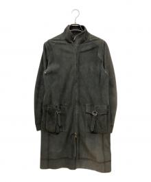 LOEWE（ロエベ）の古着「スウェードコート」｜グレー