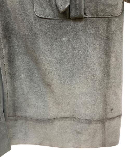 LOEWE（ロエベ）LOEWE (ロエベ) スウェードコート グレー サイズ:SIZE Freeの古着・服飾アイテム