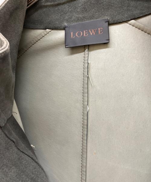 LOEWE（ロエベ）LOEWE (ロエベ) スウェードコート グレー サイズ:SIZE Freeの古着・服飾アイテム