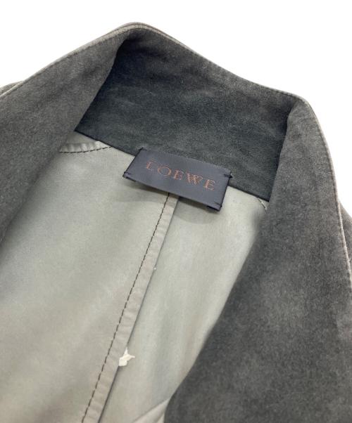 LOEWE（ロエベ）LOEWE (ロエベ) スウェードコート グレー サイズ:SIZE Freeの古着・服飾アイテム
