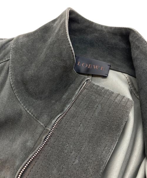 LOEWE（ロエベ）LOEWE (ロエベ) スウェードコート グレー サイズ:SIZE Freeの古着・服飾アイテム