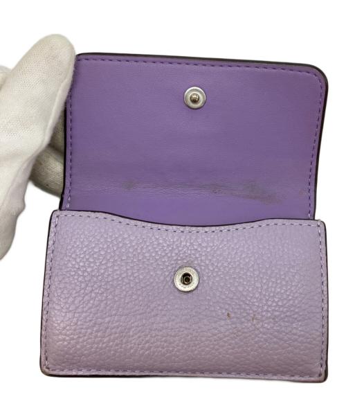 COACH（コーチ）COACH (コーチ) ミニトライフォールドウォレット パープルの古着・服飾アイテム