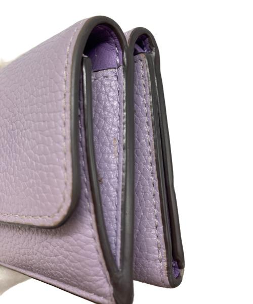 COACH（コーチ）COACH (コーチ) ミニトライフォールドウォレット パープルの古着・服飾アイテム