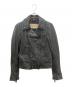 BURBERRY BRIT（バーバリーブリット）の古着「ラムレザーライダースジャケット」｜ブラック