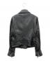 BURBERRY BRIT (バーバリーブリット) ラムレザーライダースジャケット ブラック サイズ:UK8：25000円