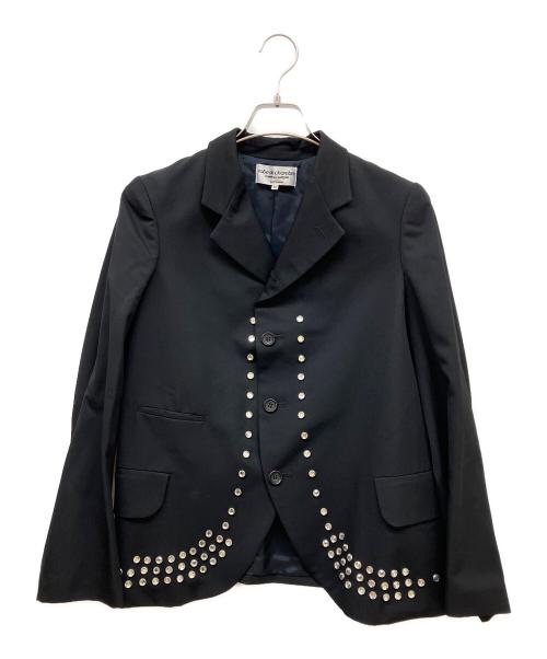 ROBE DE CHAMBRE COMME DES GARCONS（ローブドシャンブル コムデギャルソン）ROBE DE CHAMBRE COMME DES GARCONS (ローブドシャンブル コムデギャルソン) ジャケット ブラック サイズ:Mの古着・服飾アイテム