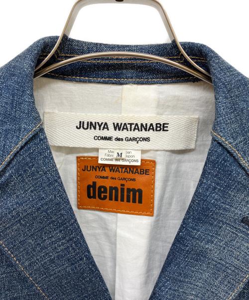 JUNYA WATANABE COMME des GARCONS（ジュンヤワタナベ コムデギャルソン）JUNYA WATANABE COMME des GARCONS (ジュンヤワタナベ コムデギャルソン) デニムジャケット インディゴ サイズ:Mの古着・服飾アイテム