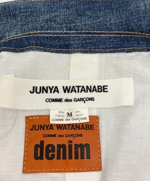 JUNYA WATANABE COMME des GARCONS（ジュンヤワタナベ コムデギャルソン）JUNYA WATANABE COMME des GARCONS (ジュンヤワタナベ コムデギャルソン) デニムジャケット インディゴ サイズ:Mの古着・服飾アイテム