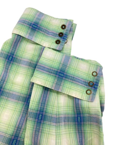 POLO RALPH LAUREN（ポロ・ラルフローレン）POLO RALPH LAUREN (ポロ・ラルフローレン) ウエスタンチェックシャツ グリーン サイズ:Mの古着・服飾アイテム