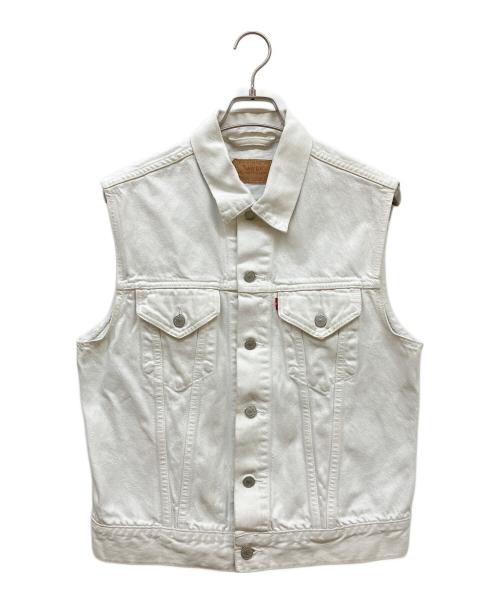 LEVI'S（リーバイス）LEVI'S (リーバイス) デニムベスト ホワイト サイズ:2の古着・服飾アイテム