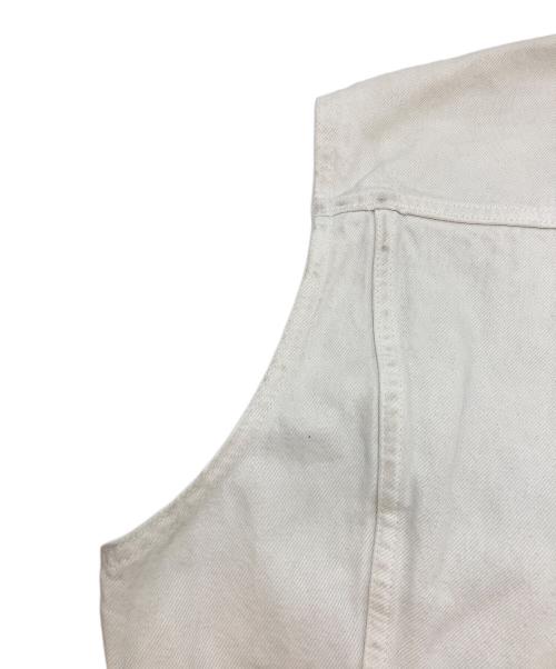 LEVI'S（リーバイス）LEVI'S (リーバイス) デニムベスト ホワイト サイズ:2の古着・服飾アイテム