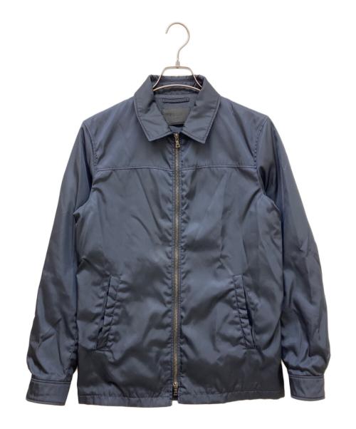 PRADA（プラダ）PRADA (プラダ) テクニカルナイロンシャツジャケット ネイビー サイズ:44の古着・服飾アイテム