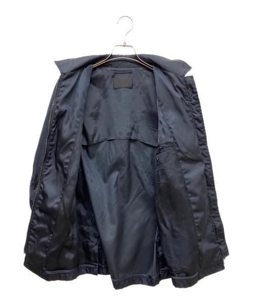 PRADA（プラダ）PRADA (プラダ) テクニカルナイロンシャツジャケット ネイビー サイズ:44の古着・服飾アイテム