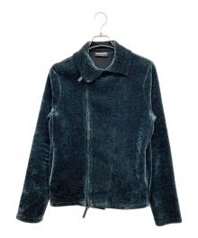 EMPORIO ARMANI（エンポリオ アルマーニ）の古着「Velvet  Jacket」｜グリーン